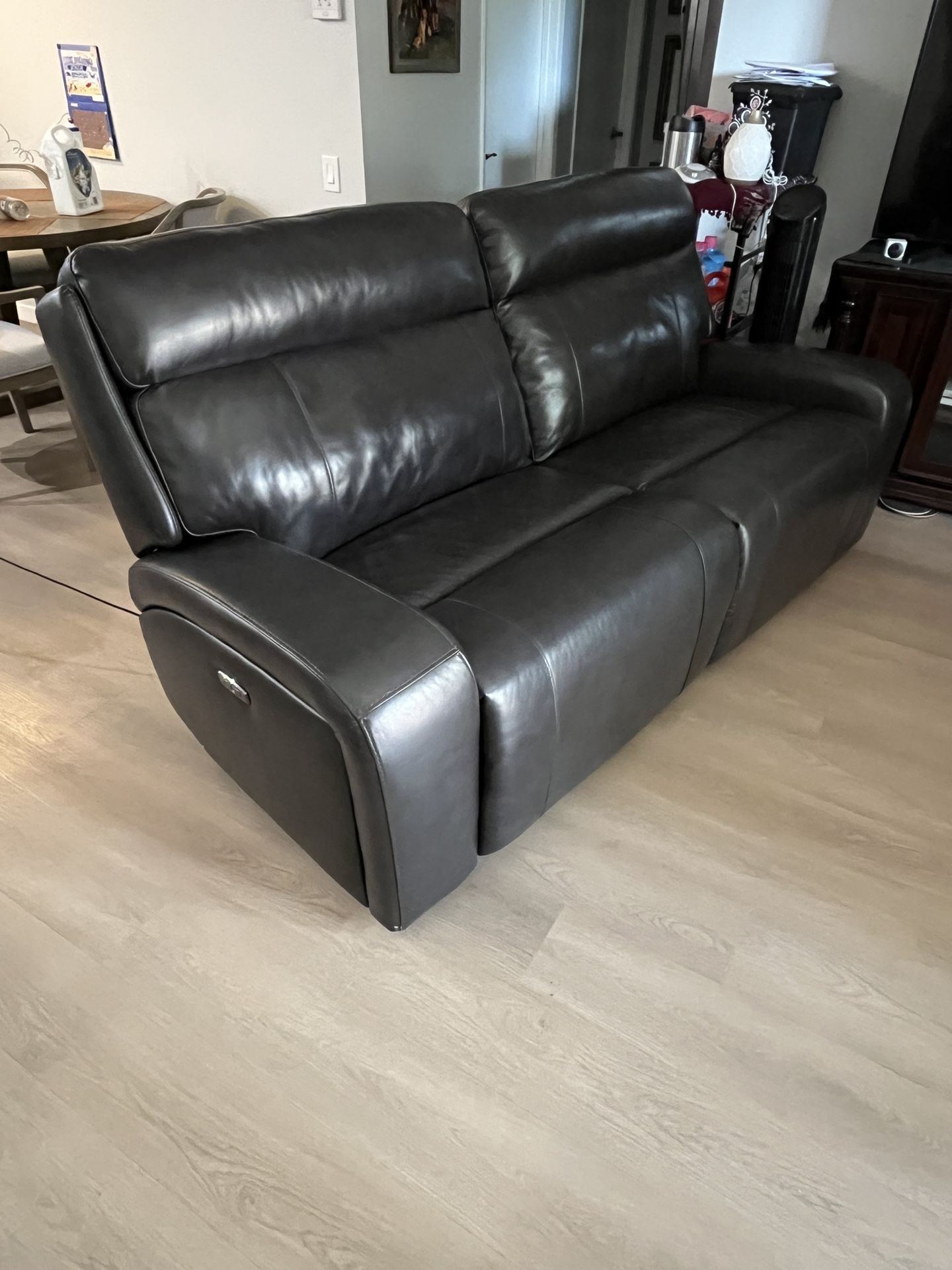 Black Leather recliner