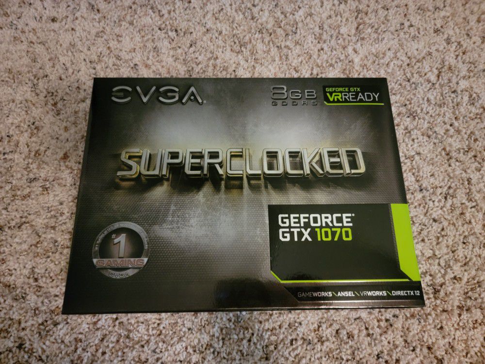 EVGA Superclocked GeForce GTX 1070