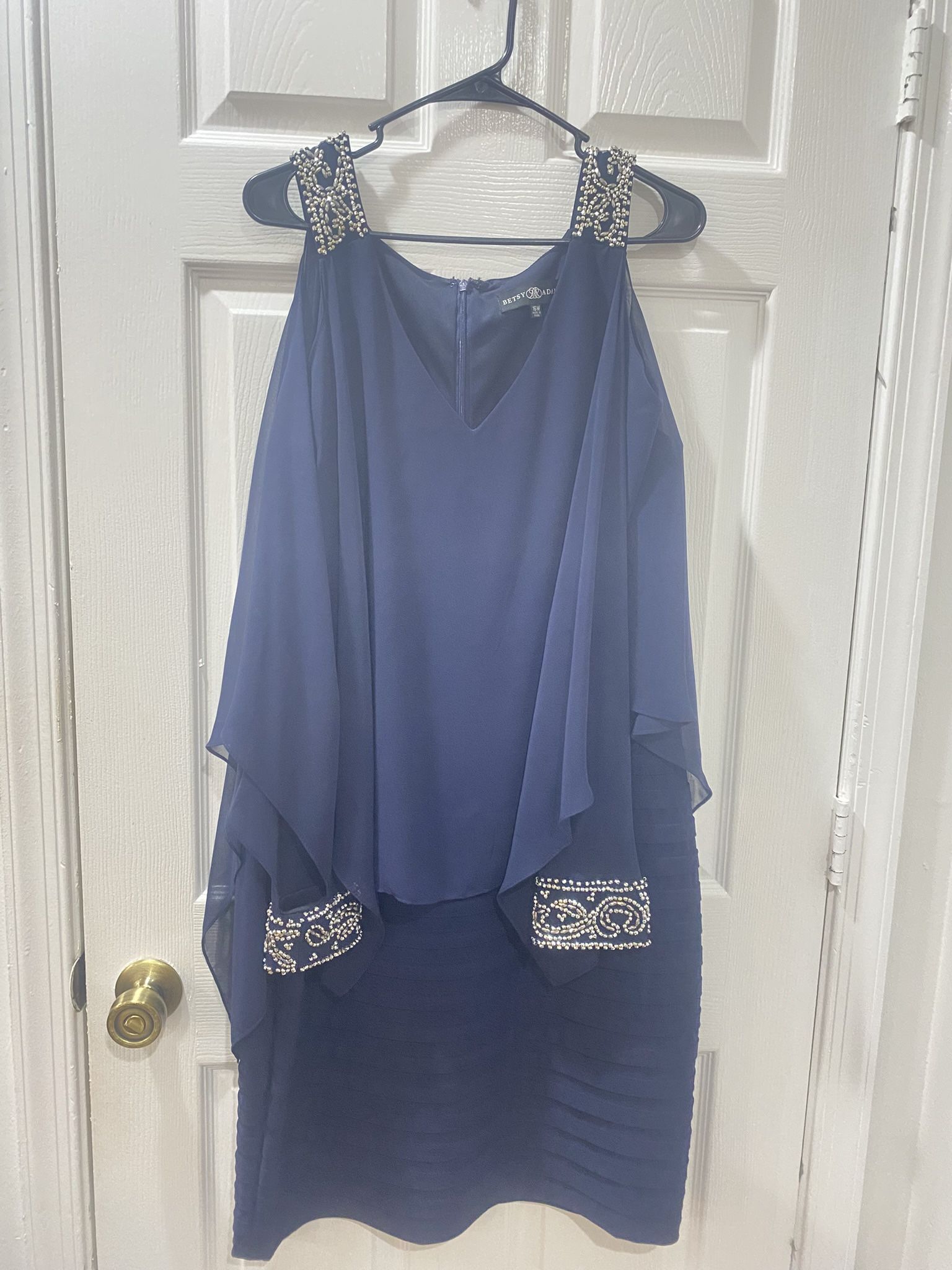 Evening Dress/Navy Blue/16W