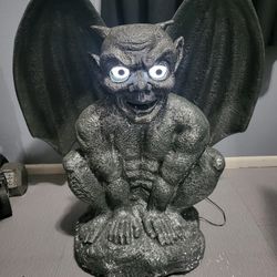 Magic Power 27” Animated Gargoyle Halloween Animatronic Prop 2008 READ As Is