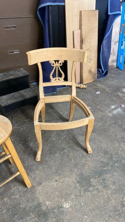 Hand Carved Chair Frame Only