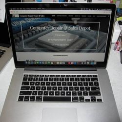 2014 Apple Macbook Pro 15" laptop Intel (contact info removed) 16GB 1TB SSD Sequoia - $399 (Schererville)