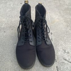 Dr Martens Combs Nylon Combat Boots