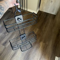 Black Shower Rack