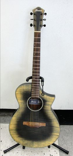 IBANEZ AEWC32FM THIN LINE ACOUSTIC ELECTRIC GUITAR WITH CASE