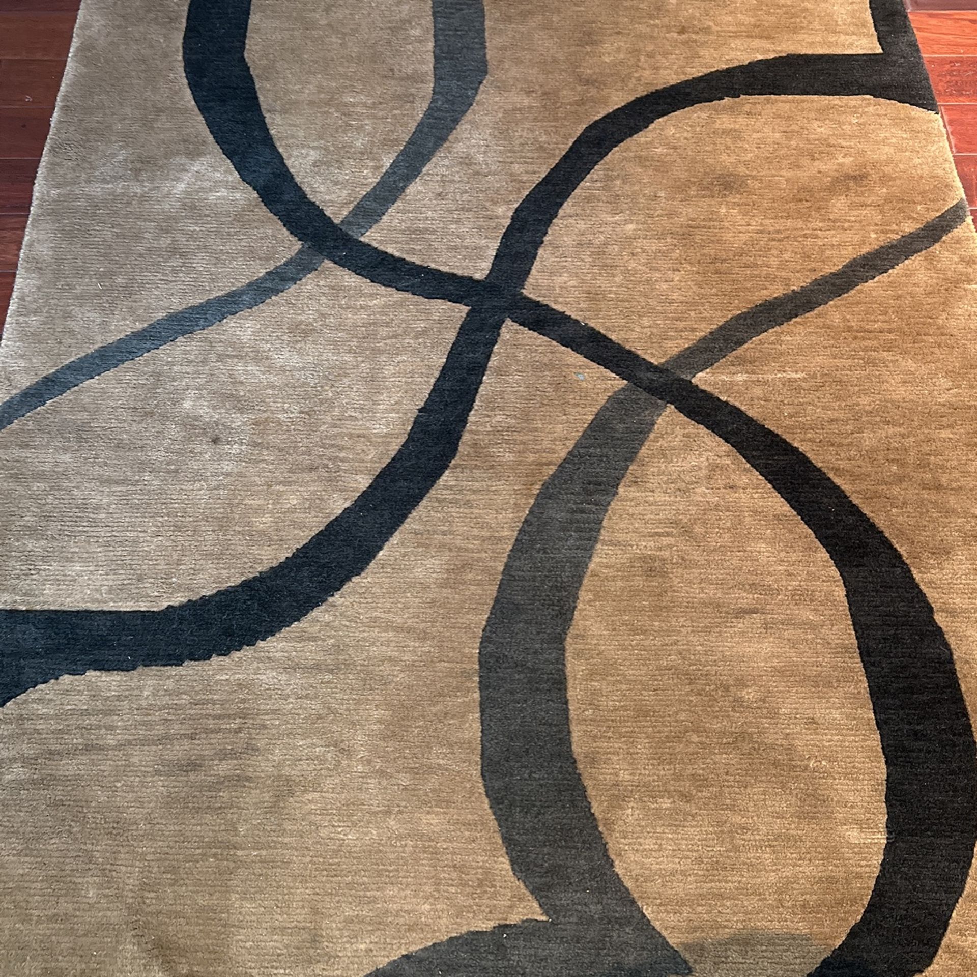 Contemporary Rug 8 Ft X 5 Ft 5 in
