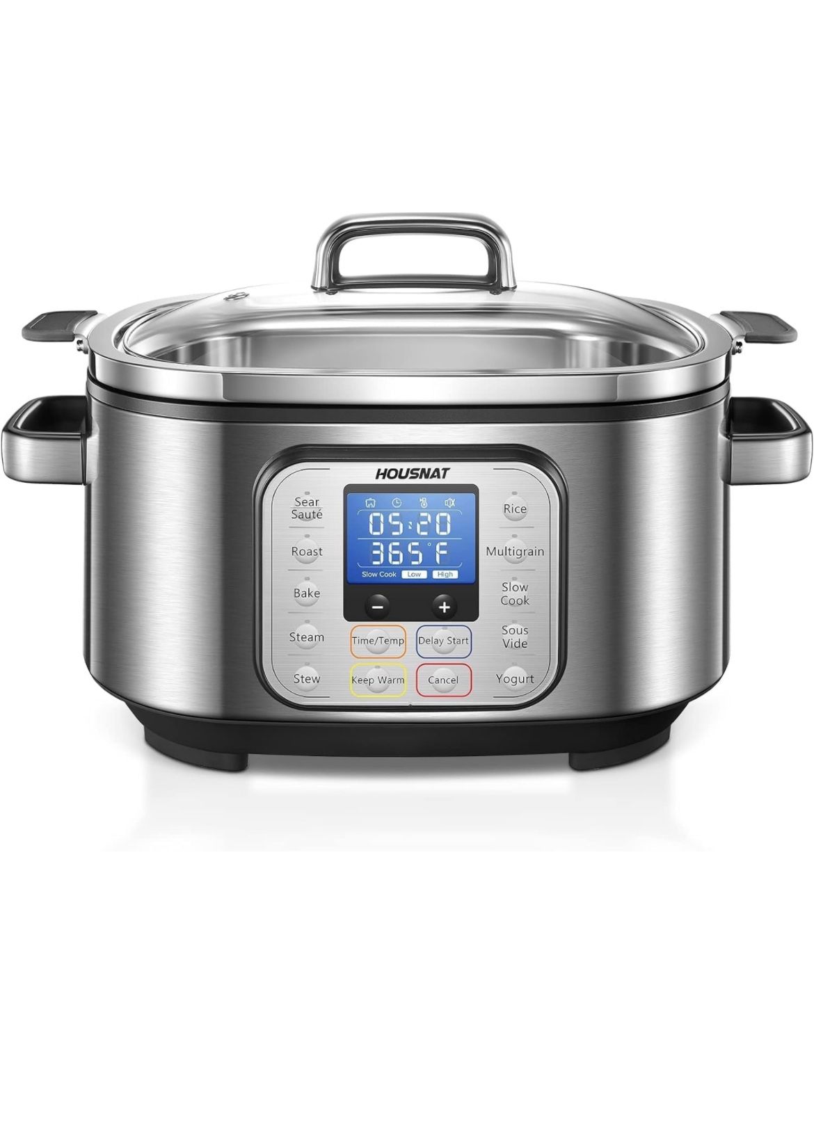 Slow Cooker, HOUSNAT 10 in 1
