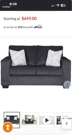 Couch and love seat