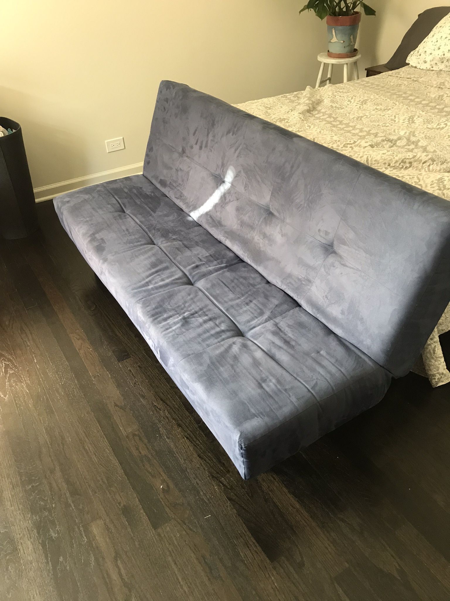 Blue Futon Couch