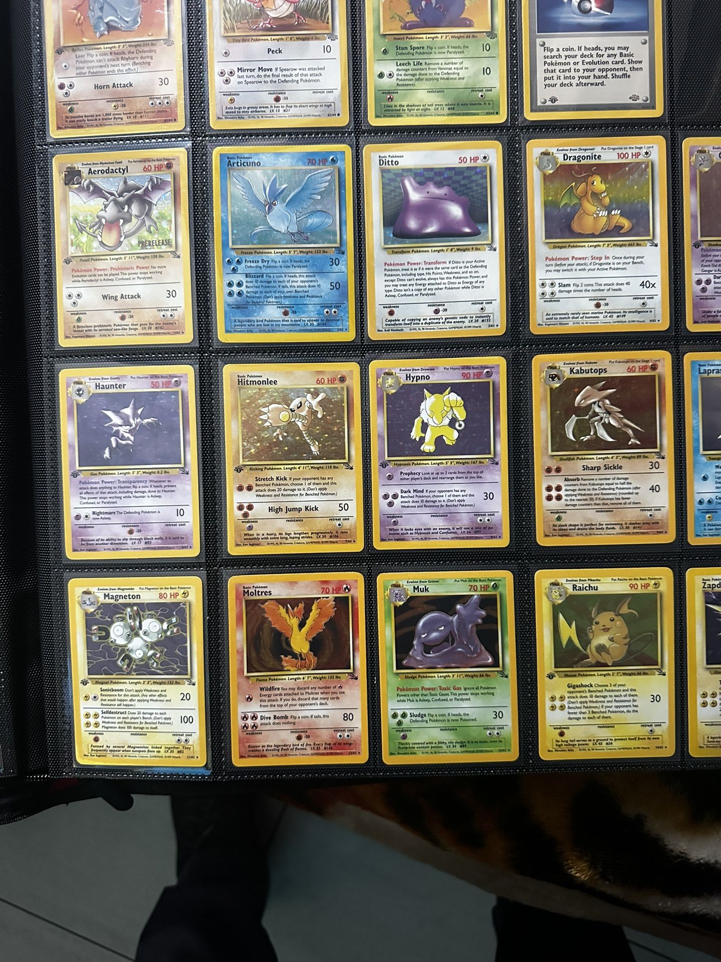 Pokemon fossil Full Set 1/62