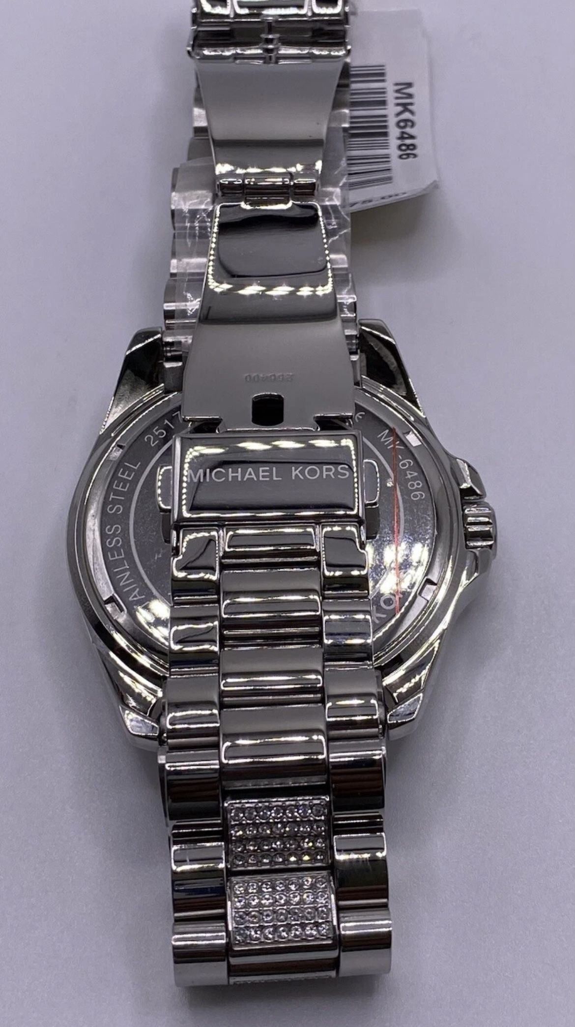 Michael Kors MK6486 MK Logo Dial Analog Sliver Quartz  display picture 1