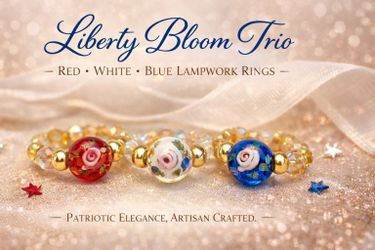 LIBERTY BLOOM TRIO RINGS