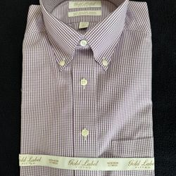 Brand new Gold Label roundtree & yorke Non iron fitted shirt size 14 1/2 - 32