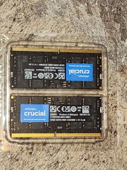 Crucial 64GB Kit (2x32GB) DDR5-5600 SODIMM Laptop Memory