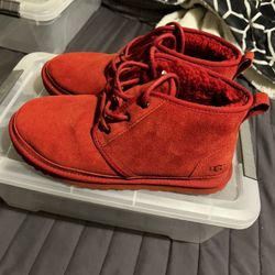 Used Red Ugg Shoes
