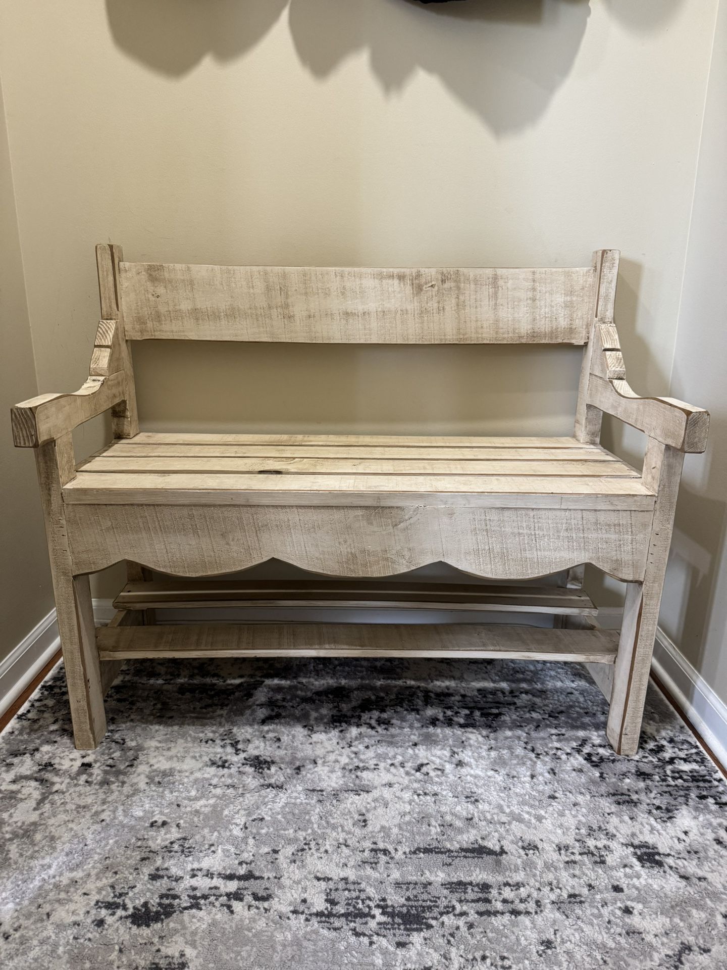 Wooden Bench Chair