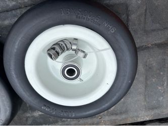 Flat free lawnmower tires 13/6/5