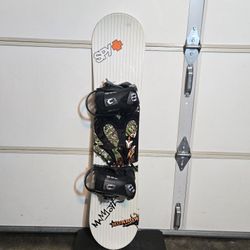 Youth Snowboard With Bindings 