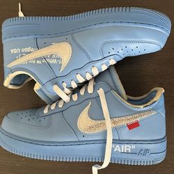 Nike Air Force 1 Low Off-White MCA University Blue size9.5