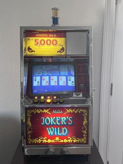 Need Gone Today ! 02/29/24 Mills Jokers Wild Video Poker Machine Almost Brand New! Open To Offers