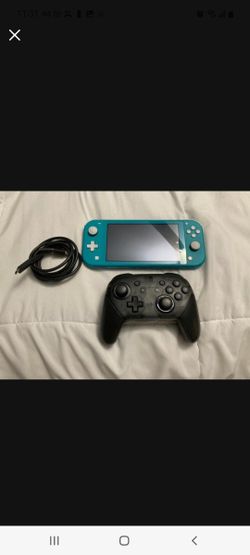Nintendo Switch Lite-Turquoise With Pro Controller