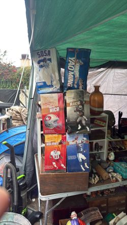Sports memorabilia all in boxes 80 each