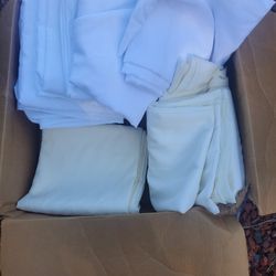 Table Cover 132" x 90" -8 White& 4 Ivory- $10 Each
