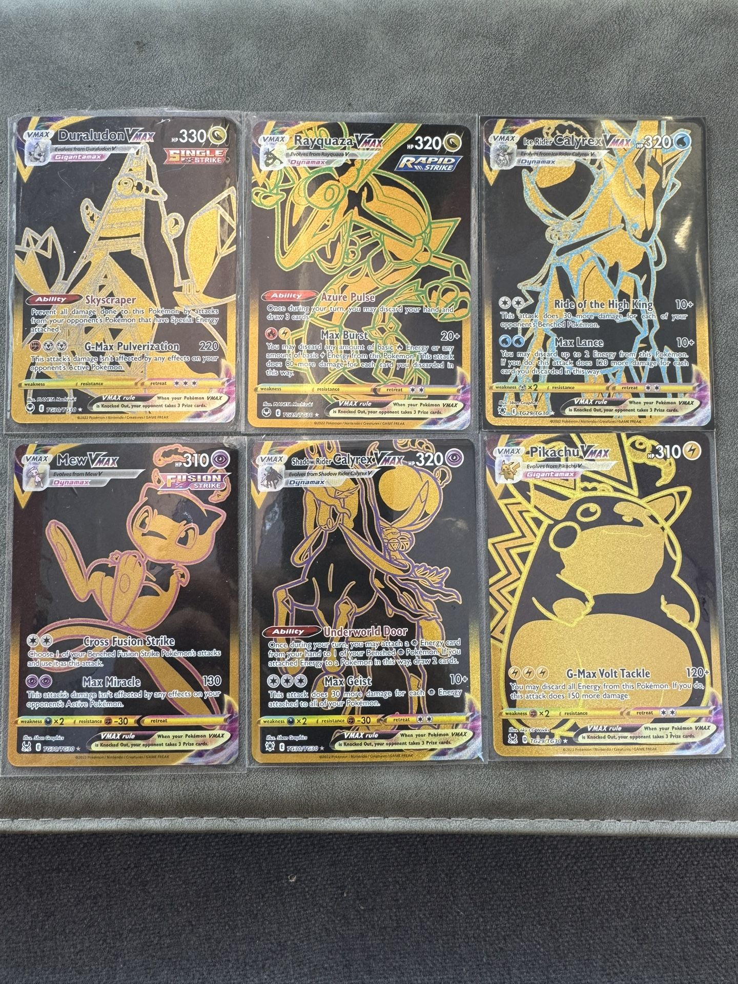 Gold Secret Rare Pokemon Cards