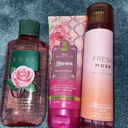Bath & Body Works Fragrance, Body Wash& Body Cream