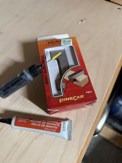 Pinewood Derby Axle Jig And Graphite