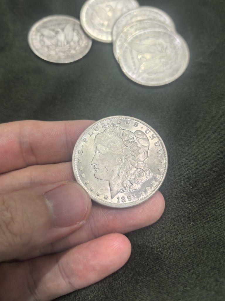 1891 CC Morgan Silver Dollar


