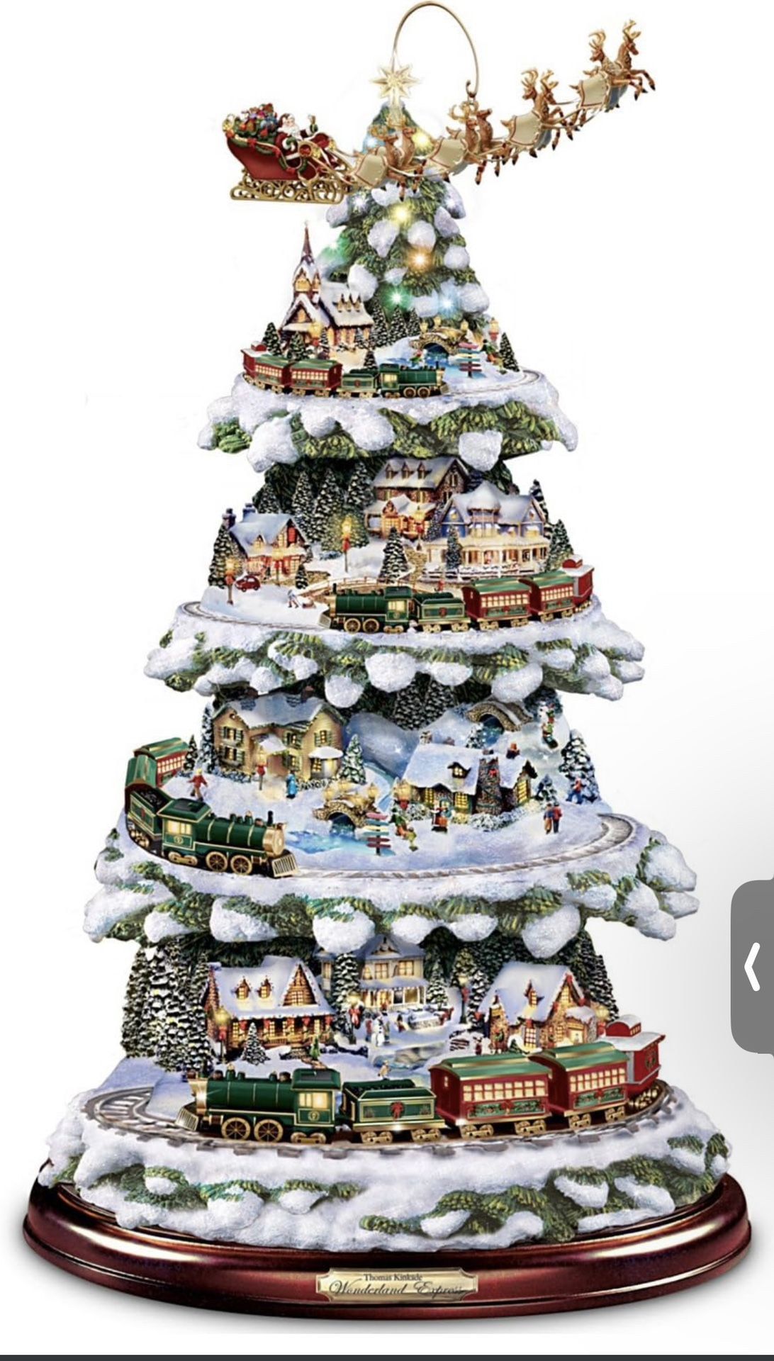 Thomas Kinkade Wonderland Express Christmas Tree