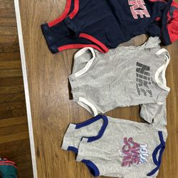 3 Nike Onesies.  Sz 3-6months