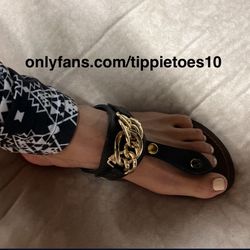 Black Sandals 