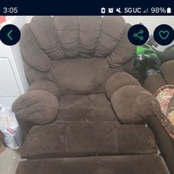 Recliner Chair And Couch Set