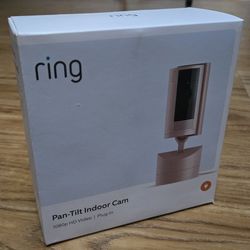 BLUSH Color Ring Pan-Tilt Indoor Cam –360° Pan Coverage, Live View, Two-Way Talk