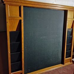 a Wooden display Case 