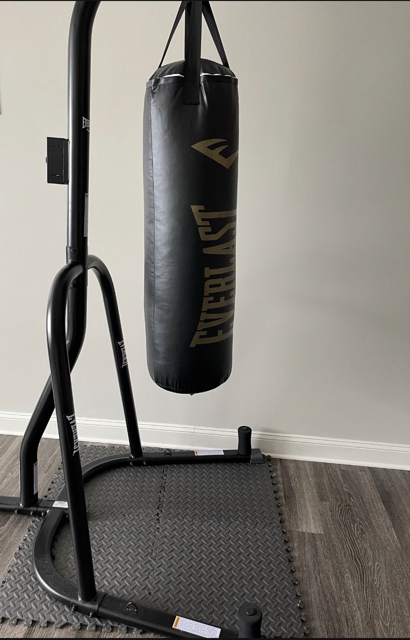 Used Punching Bag With Standing