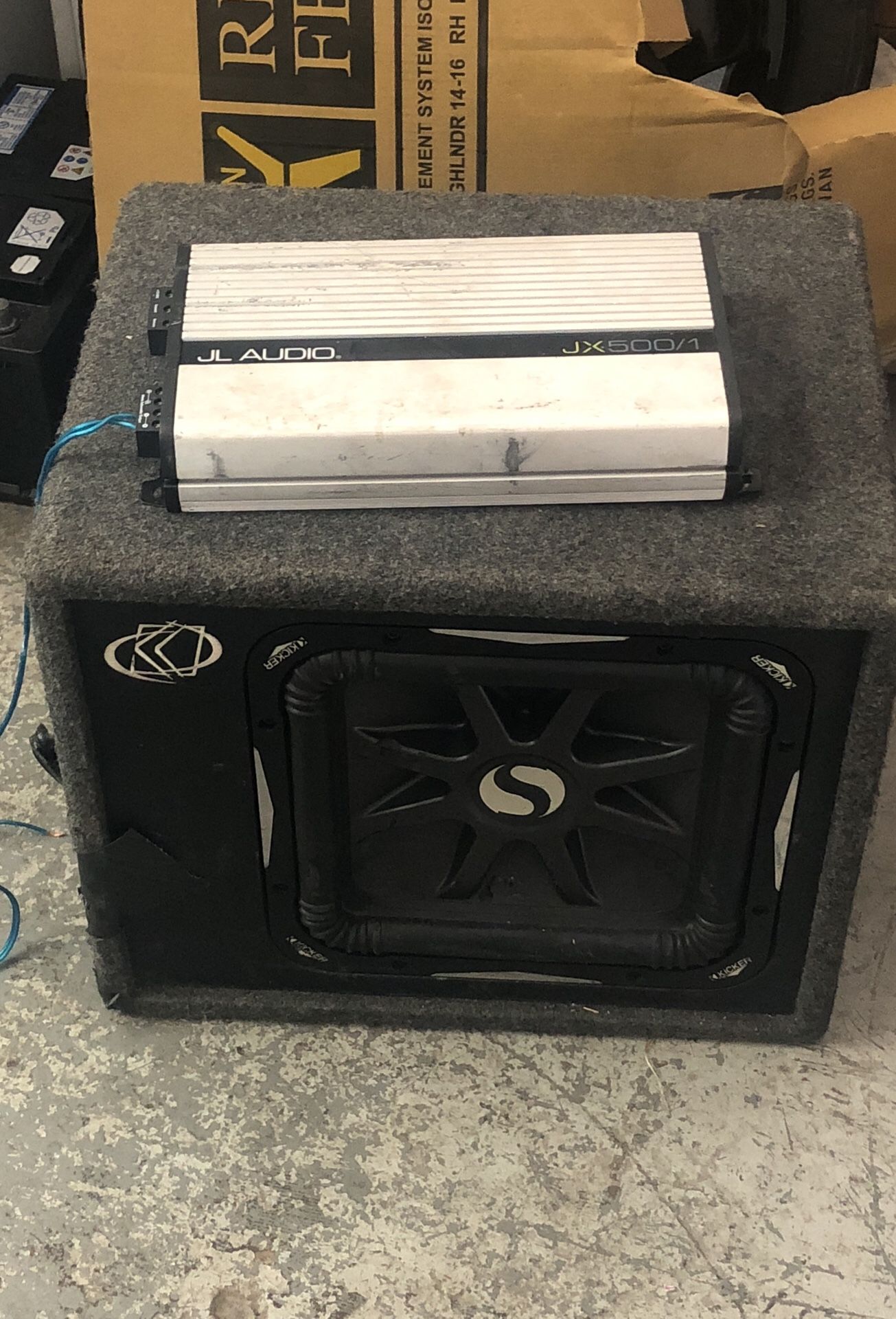 12 inch speaker L7 in a jL audio amp 375 obo