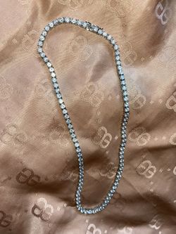 Stainless Steel Tennis Necklace 