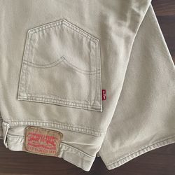 Levi's 501, Mens jeans Size 33 x 30, Beige