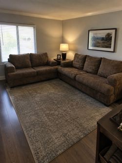 Gray/brown sofa set FREE DELIVERY!