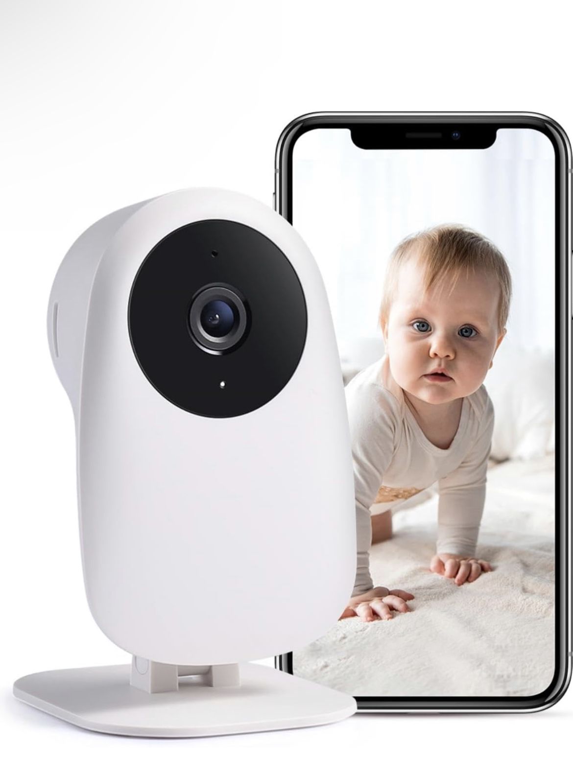 Nooie Baby Monitor with Camera and Audio, Baby Camera Monitor,