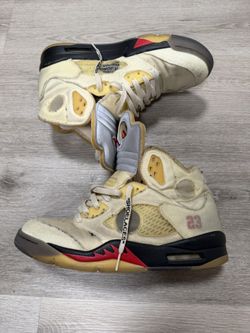Jordan 5 Off White Sail Size 10.5