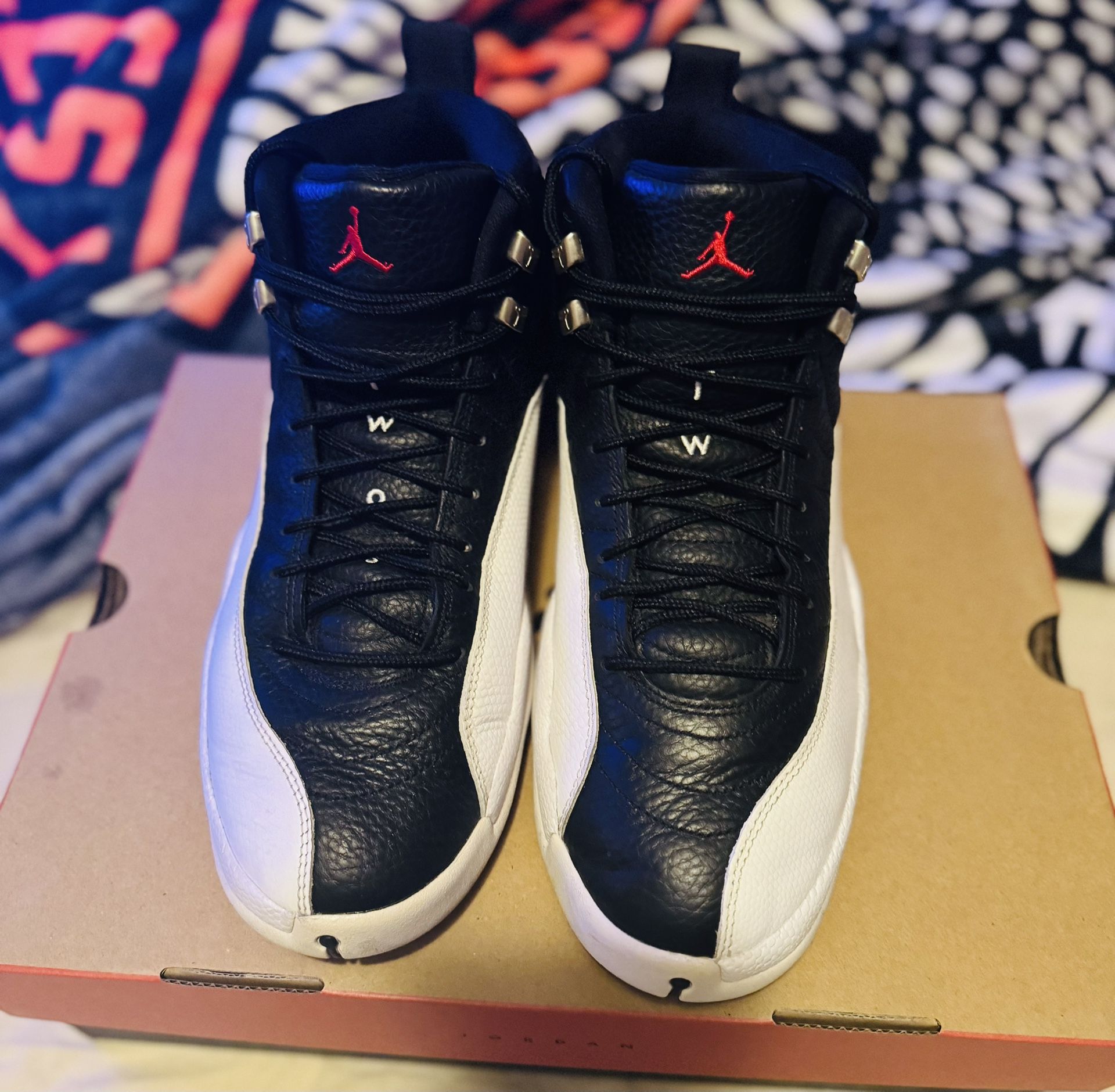 Jordan 12 Play Offs 2022 With Receipt