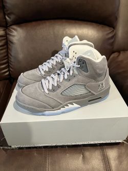 Nike Air Jordan 5 Retro Wolf Grey Size 10.5