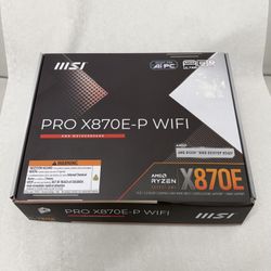 New MSi Pro X870E-P WiFi AM5 ATX