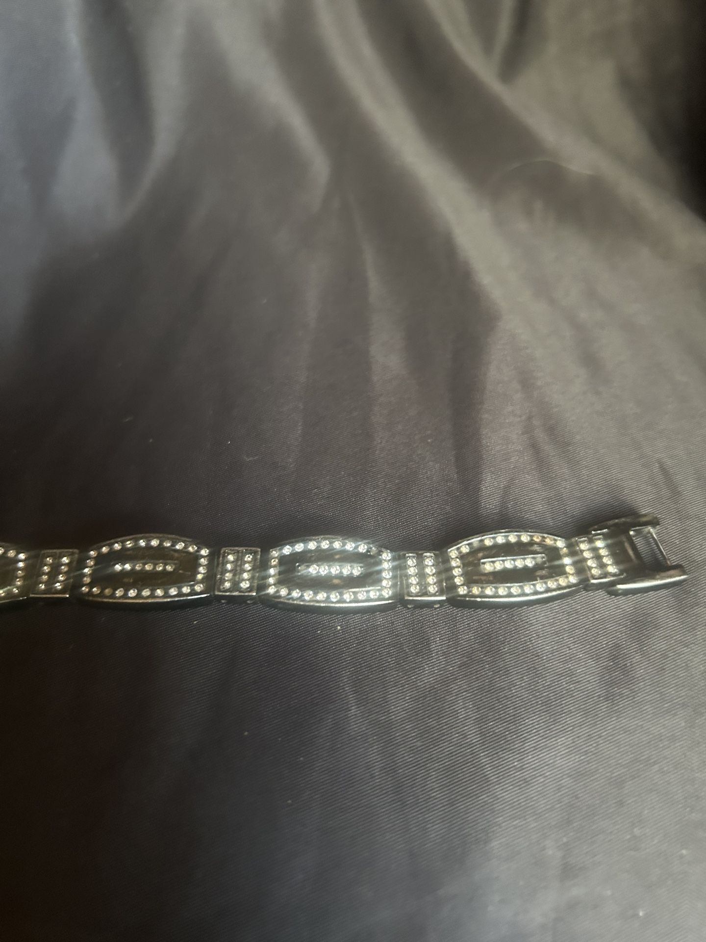 BLACK STAINLESS STEEL BRACELET 