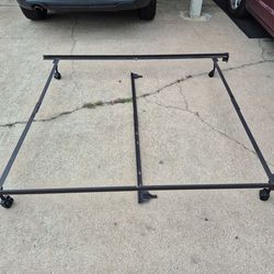 Nice Used Queen Size Metal Bedframe.