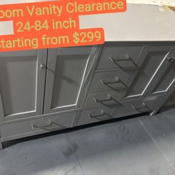 Bathroom Vanity Clearance,30-84 inch 11。221